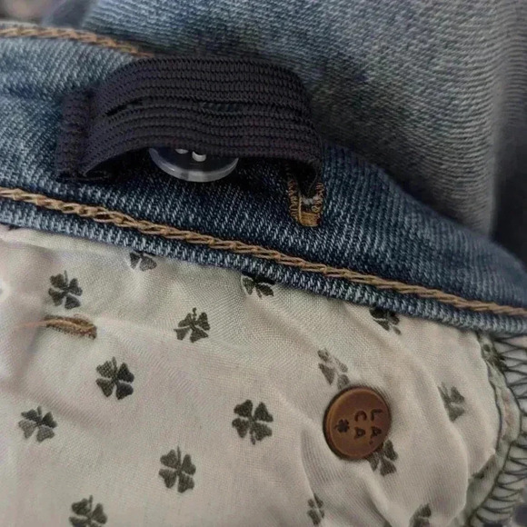 Lucky Brand Denim Shorts Girls rolled cuff Riley Short Adjustable Waist Size 7 - Picture 5 of 6